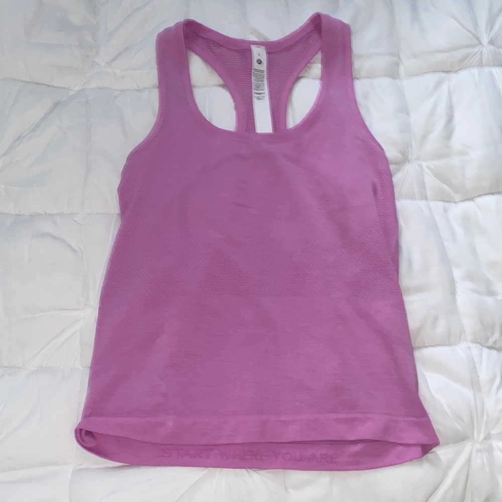 NWOT Lululemon size 4 swiftly racerback